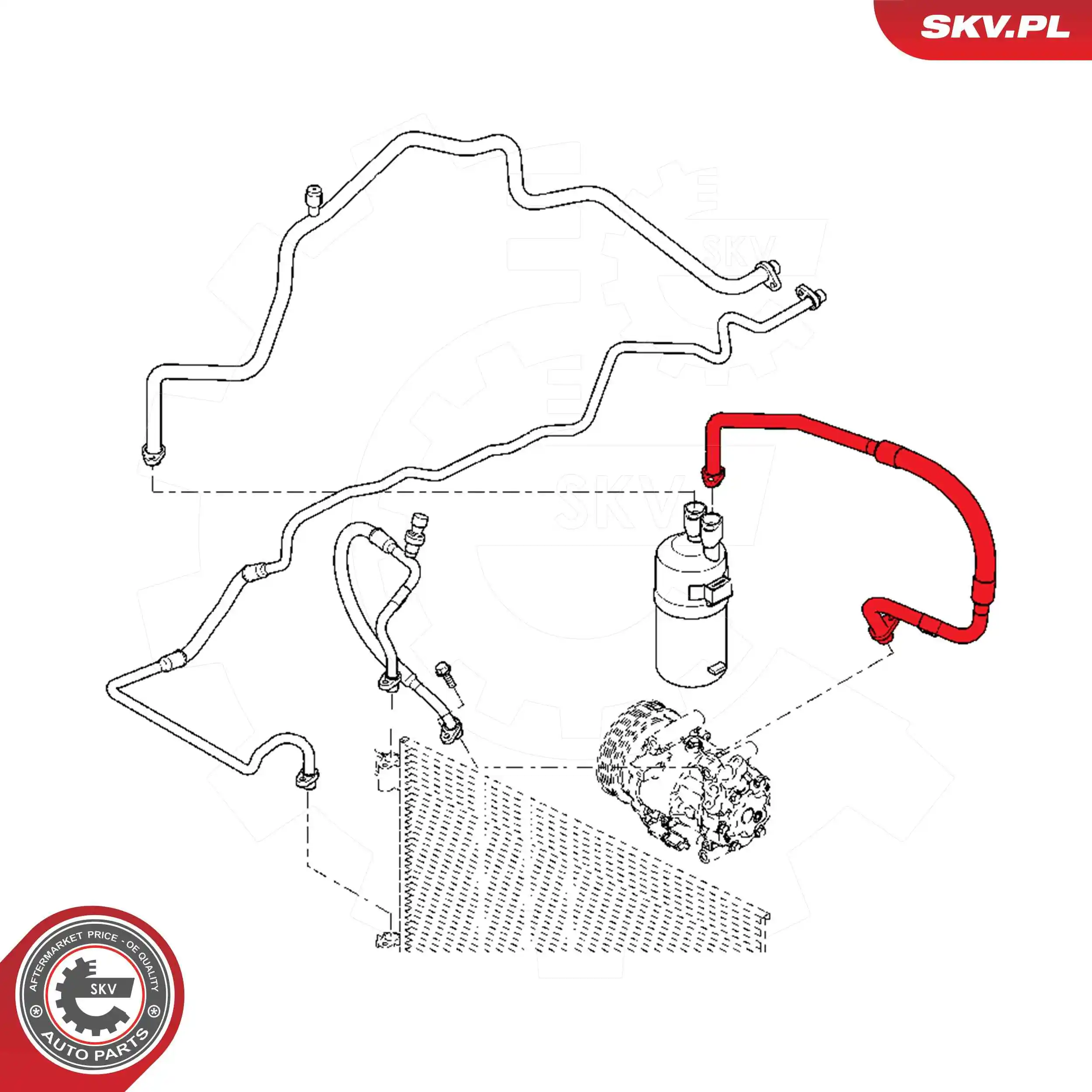 High/Low-pressure Line, air conditioning